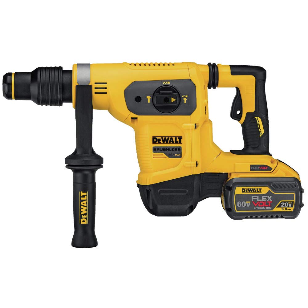 DEWALT 60V MAX Cordless Hammer Drill Kit, 1-9/16 in., (2) FLEXVOLT Batteries & Charger Included (DCH481X2)