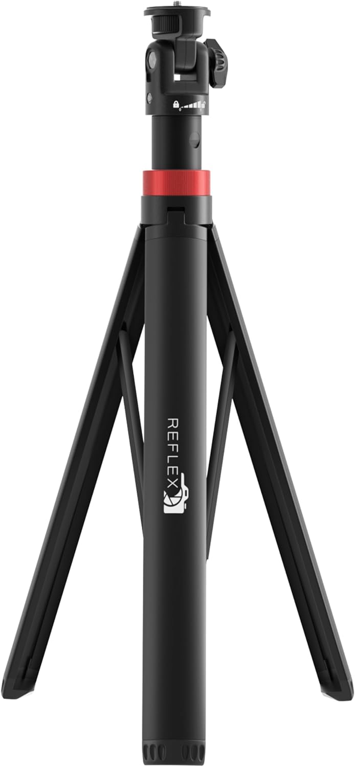 Reflex Camera 76" 190cm 1/4" 180 Lightweight Tripod Stand Extendable Aluminum up to in Height, Lightweight & Portable