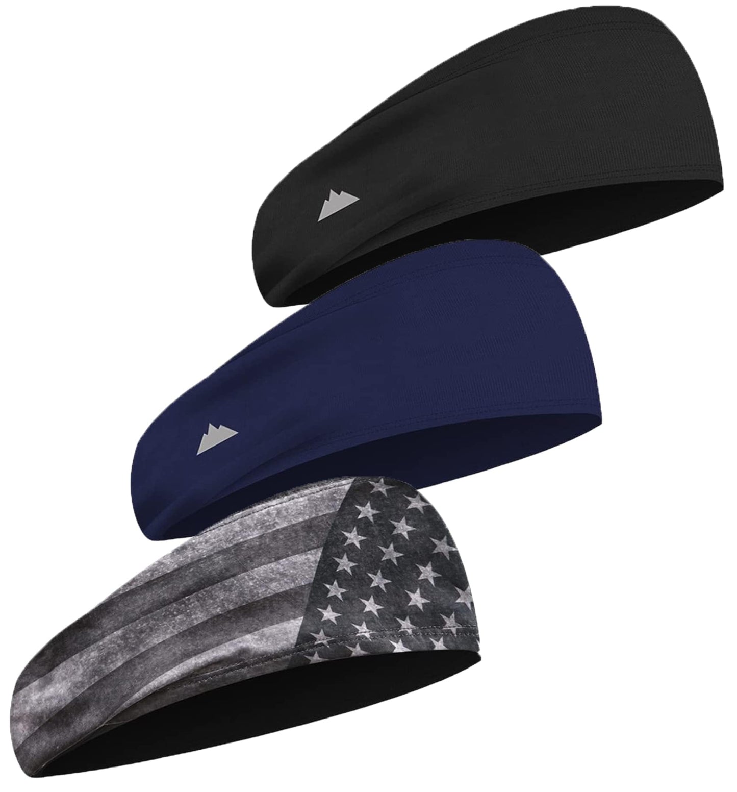 Tough Headwear Mens Sweat Headband - Cycling, Football, Baseball, Running Headbands for Men - Breathable Athletic Headband, Performance Sweatband for Working Out, Sports Headband for Men/Women