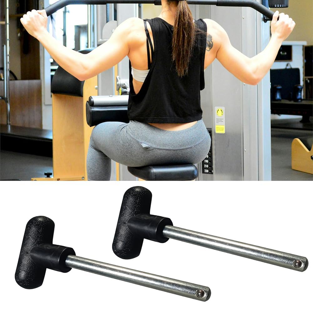 Weight Stack Pin, Heavy Duty Pin Tensile 3/8 Inch Diameter 6 Inch Locking Space, Universal Workout Equipment Weight Stack Selector Pin or Home Gym Exercise Machine Accessories, 1Pack