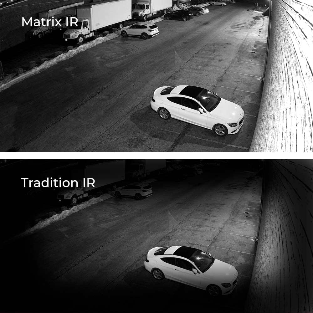 R-Tech 5MP 4-in-1 2.8mm 5MP AHD/CVI/TVI/Analog Outdoor/Indoor Turret Dome Camera with Matrix IR Night Vision Fixed Lens