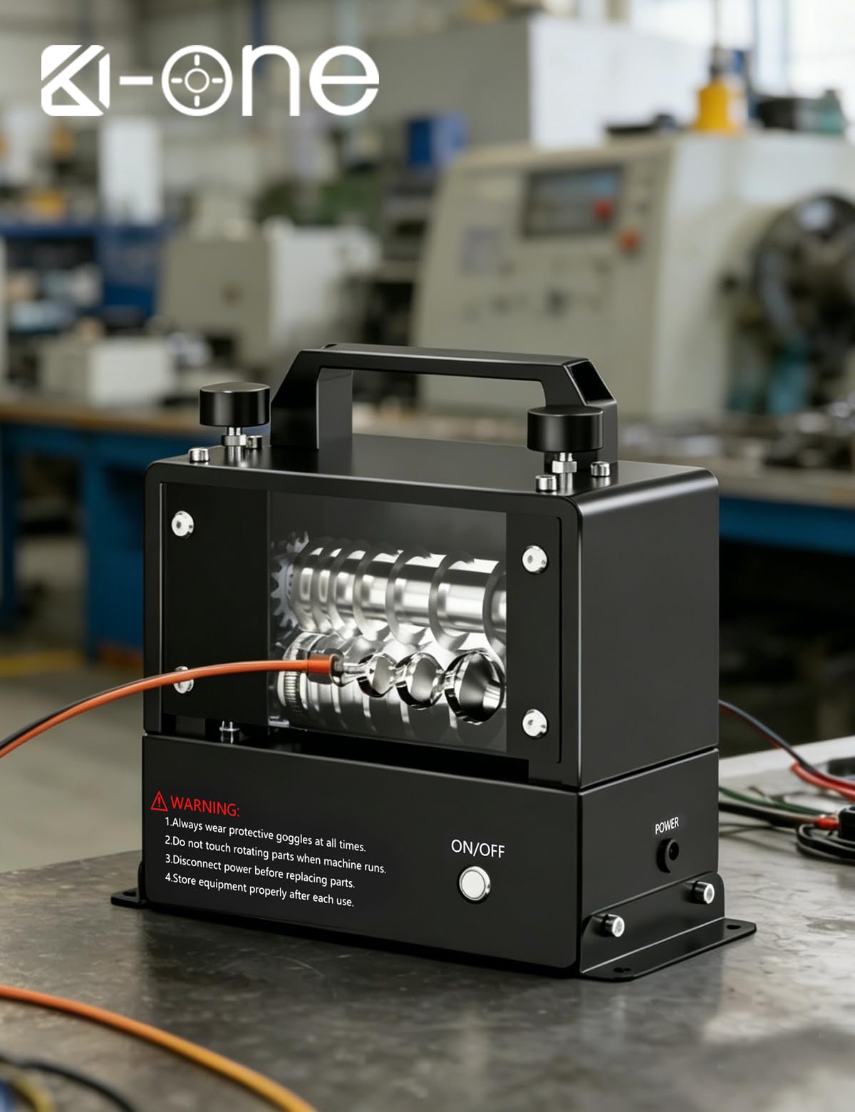 Automatic Wire Stripper Machine, Copper Wire Stripping Machine, Wire Strippers Electrical for 0.06'' - 0.984'' Copper Wire, 70 feet/minute High-Speed Electric Wire Stripper, Easy to Use and Safe