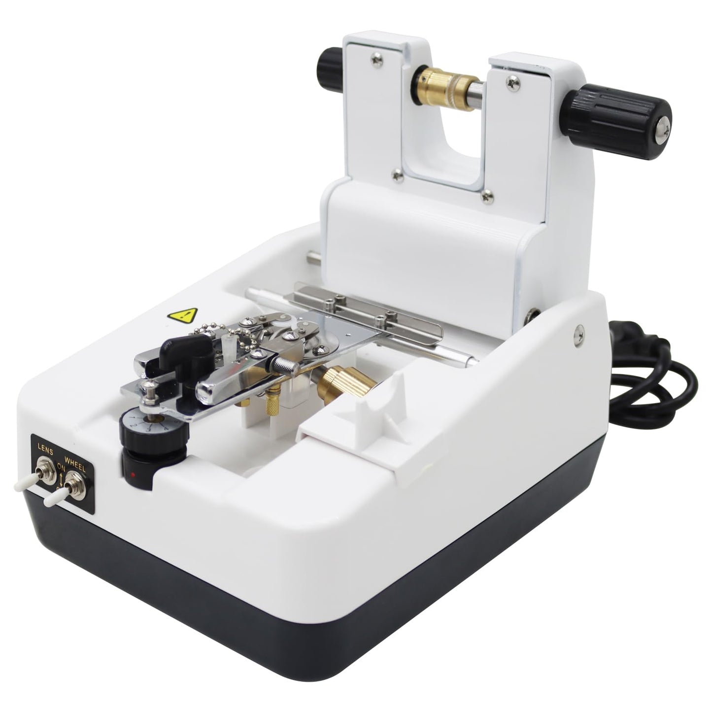 INTBUYING Optical Auto Lens Groover Slotted Machine Lens Processing Lens Slotting Machine Automatic Groover Optical Eyeglass Lens Grooving Machine 110V