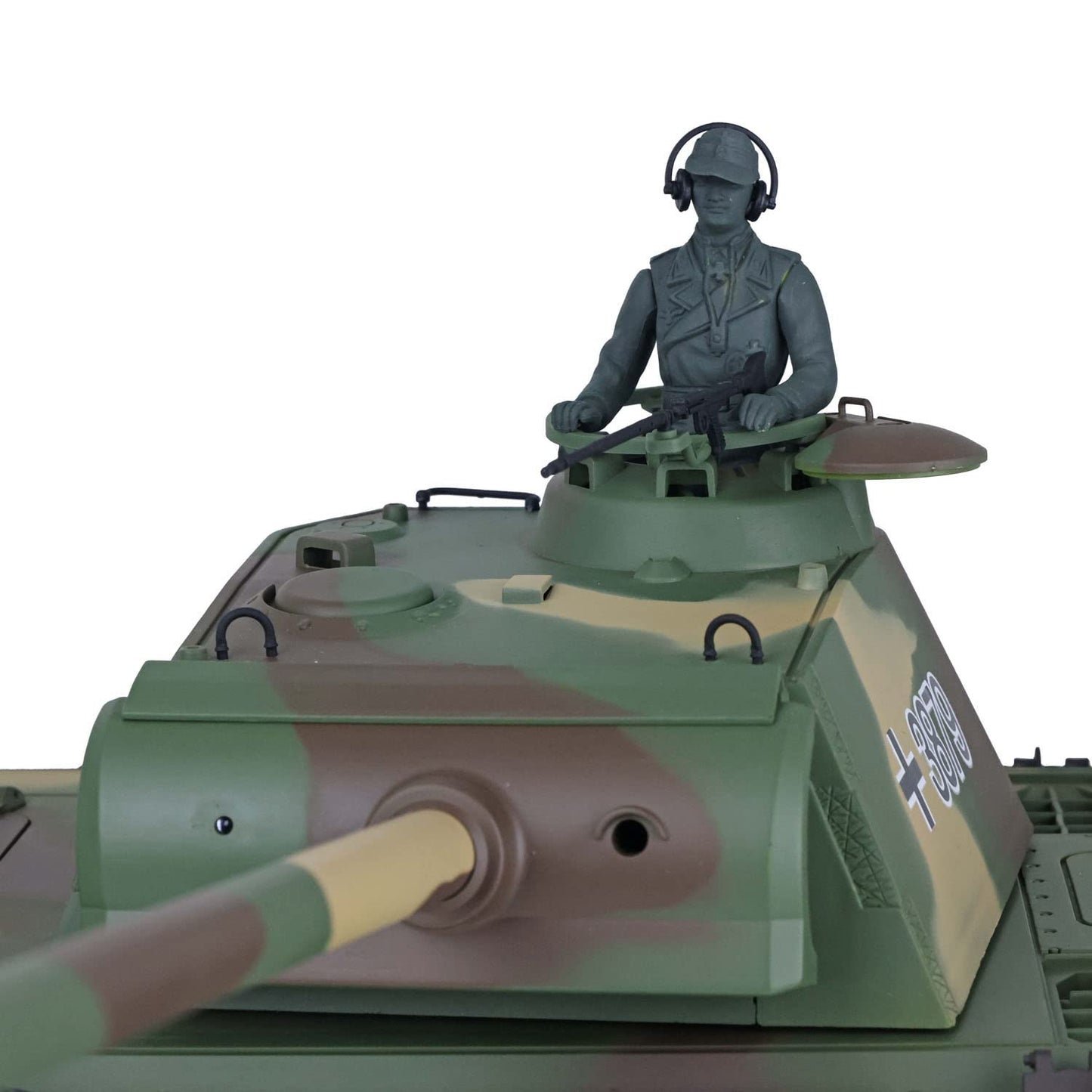 TOUCAN RC HOBBY US in Stock 2.4G Henglong 1/16 Scale 7.0 Plastic German Panther G RTR RC Tank Model 3879 (3879 Plastic Version) BB Airsoft that Shooting BB Bullets