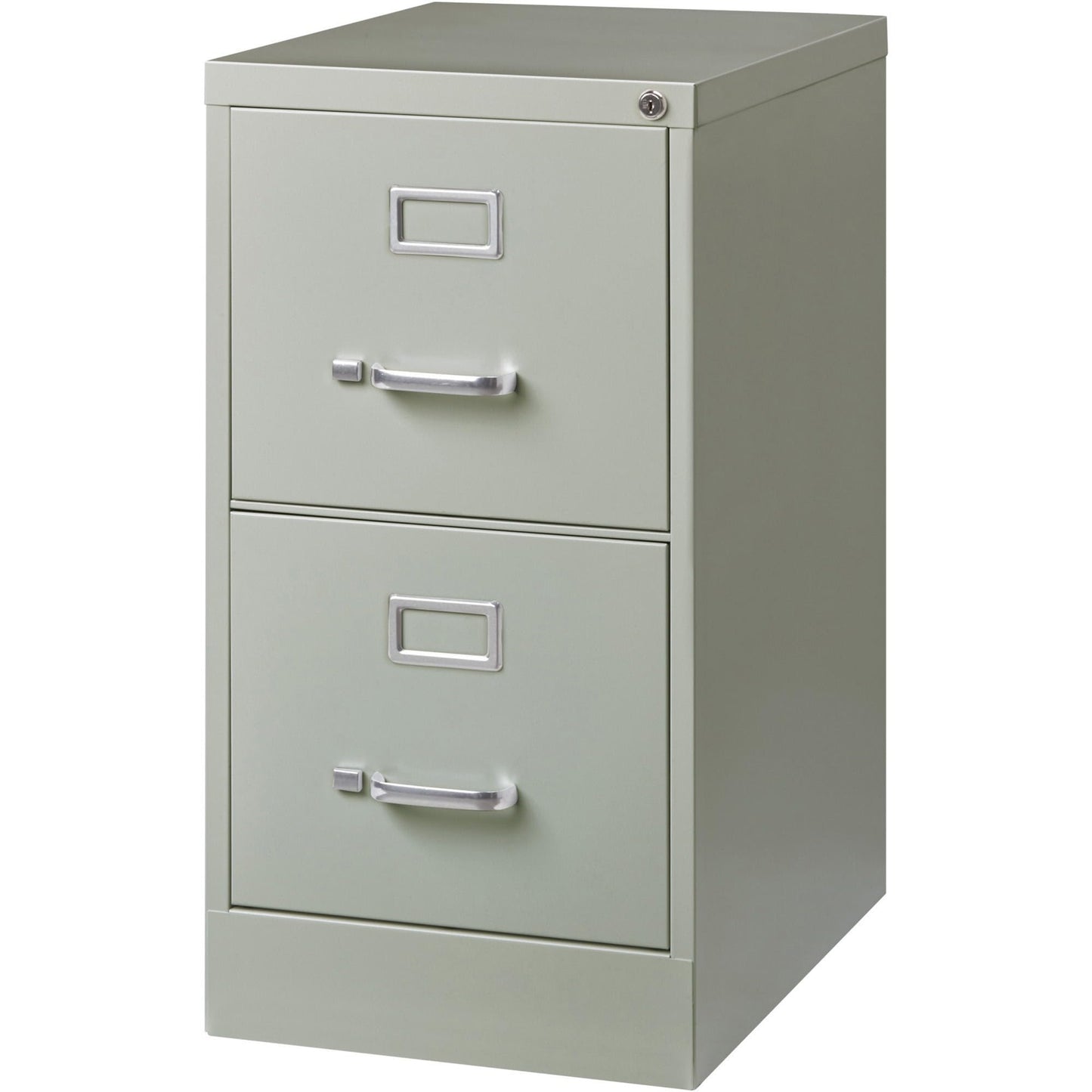 Lorell LLR42292 2-Drawer Vertical File, 15" x 22" x 28, Light Gray