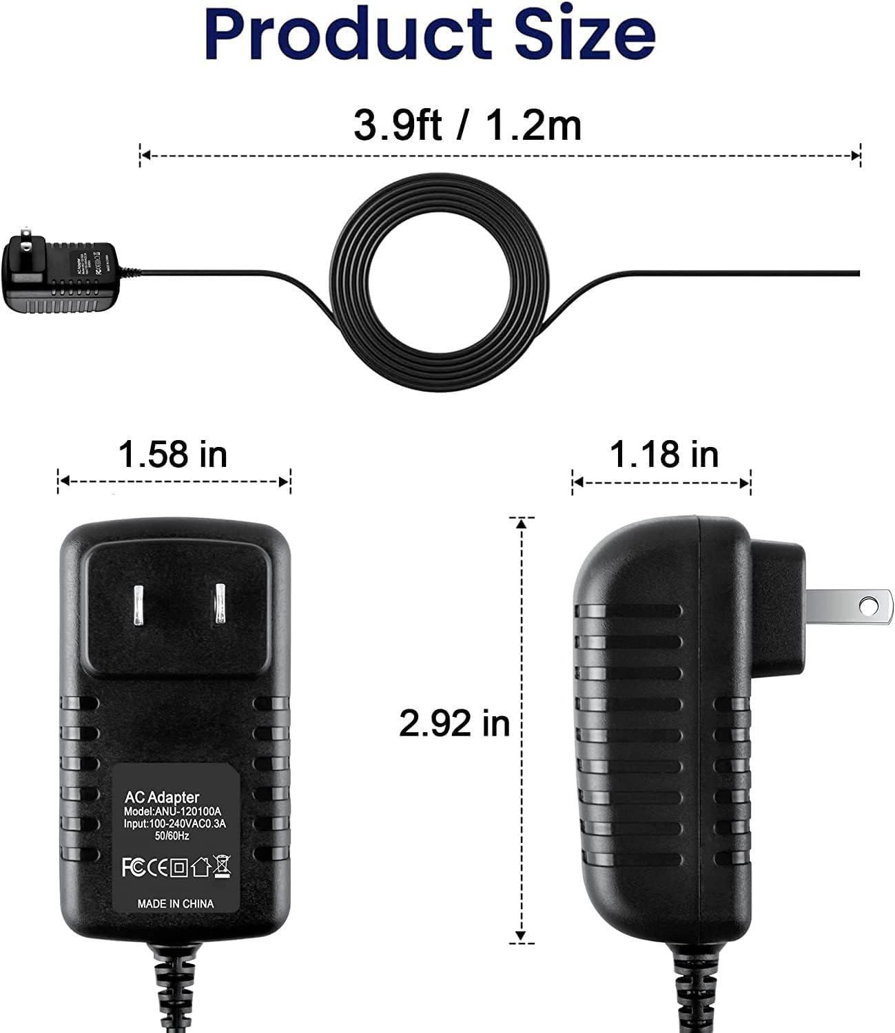 Xzrucst X100 Programmer AC DC Adapter for Xtool PAD Special Fuctions Updated Online Diagnostic Tool Key Power Supply