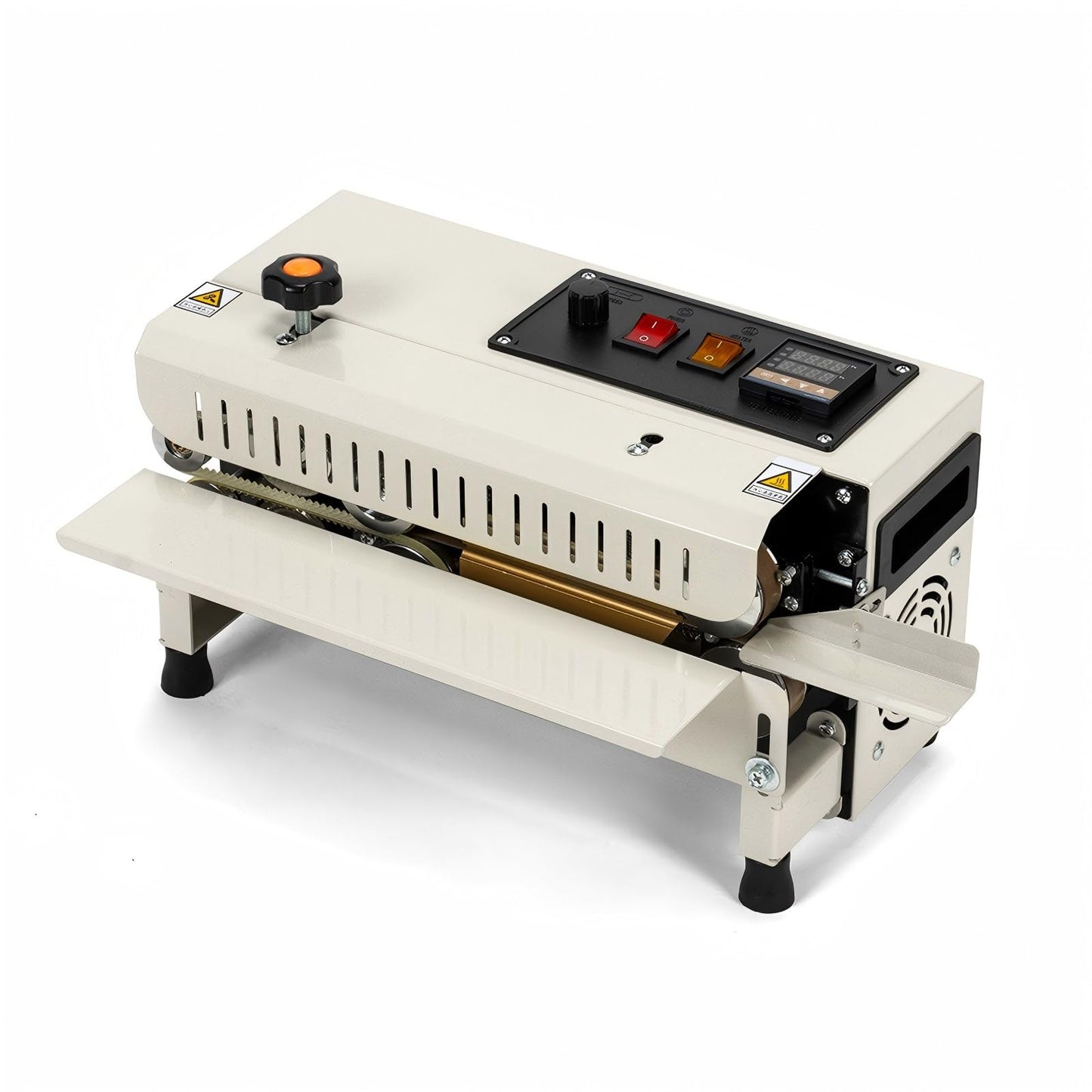 VONPACK FR-400 Commercial Heat Sealer Machine, 110V Heat Sealing Machine with Adjustable Temp&Speed Control, Bag Sealer Machine with Display Screen, Sealer Machine for Food Tea Kitchen