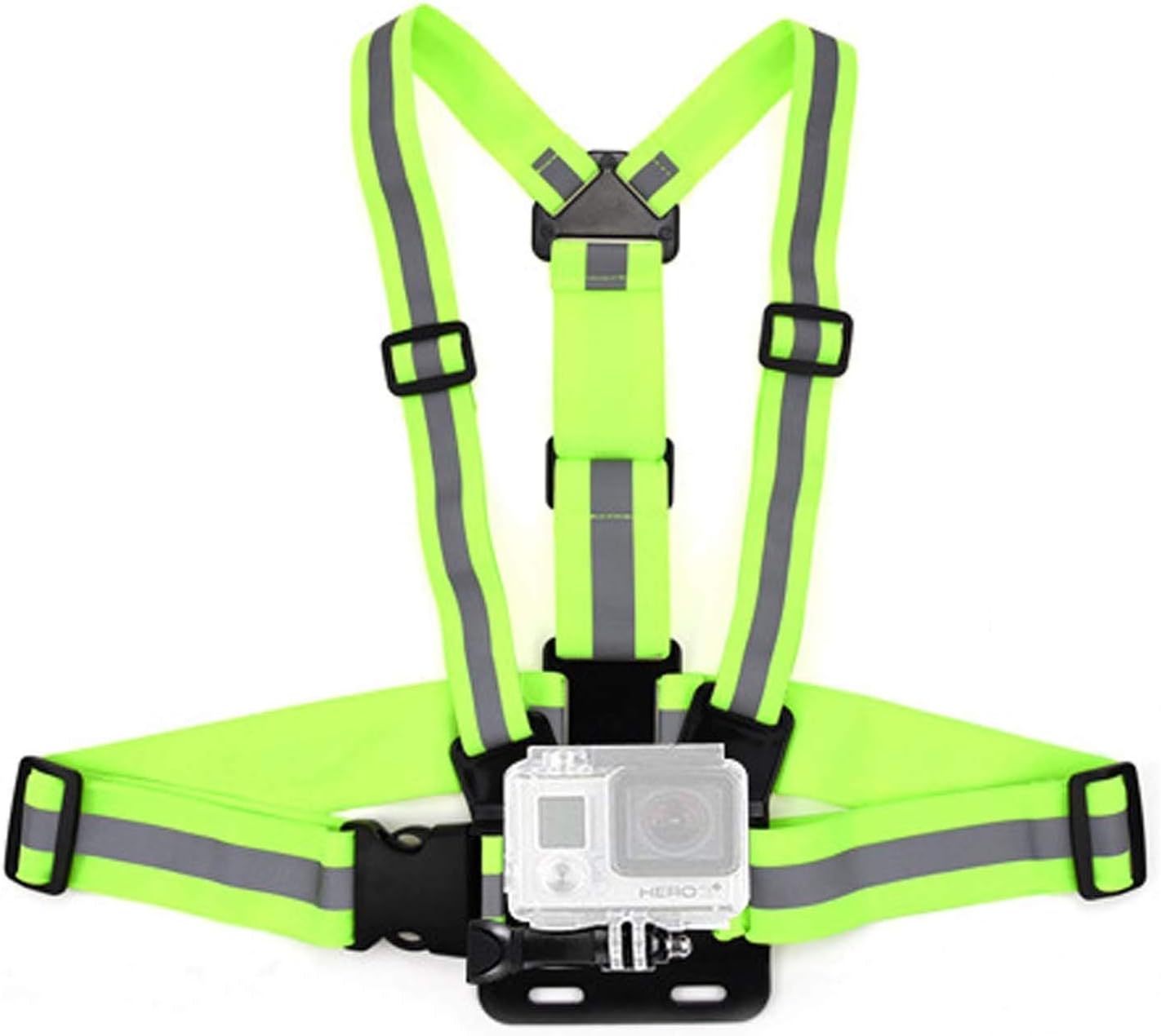 Yoogeer Insta360 X5 X4 X3, POV Action Camera Cellphone Selfie Reflective Vest Chest Strap Mount Harness for Gopro, DJI