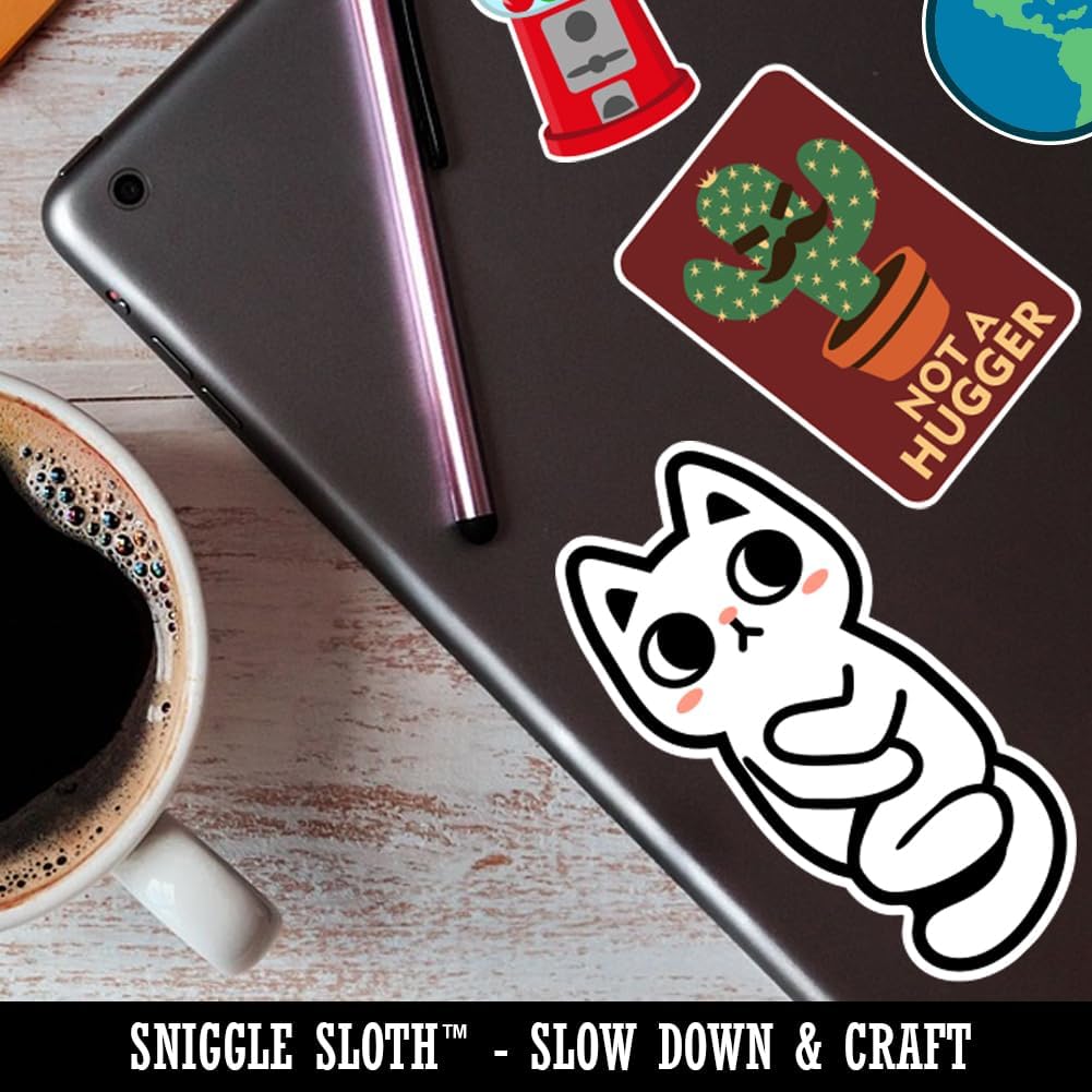 Sniggle Sloth Set 5 Pack 2.0" Headless Cooked Cocktail Shrimp Prawn Waterproof Vinyl Phone Tablet Laptop Water Bottle