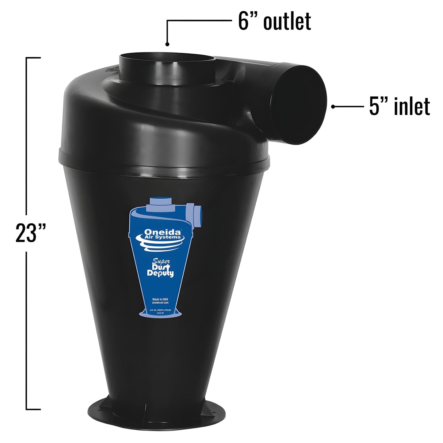 Oneida Air Systems Super Dust Deputy (4/5 Deluxe)