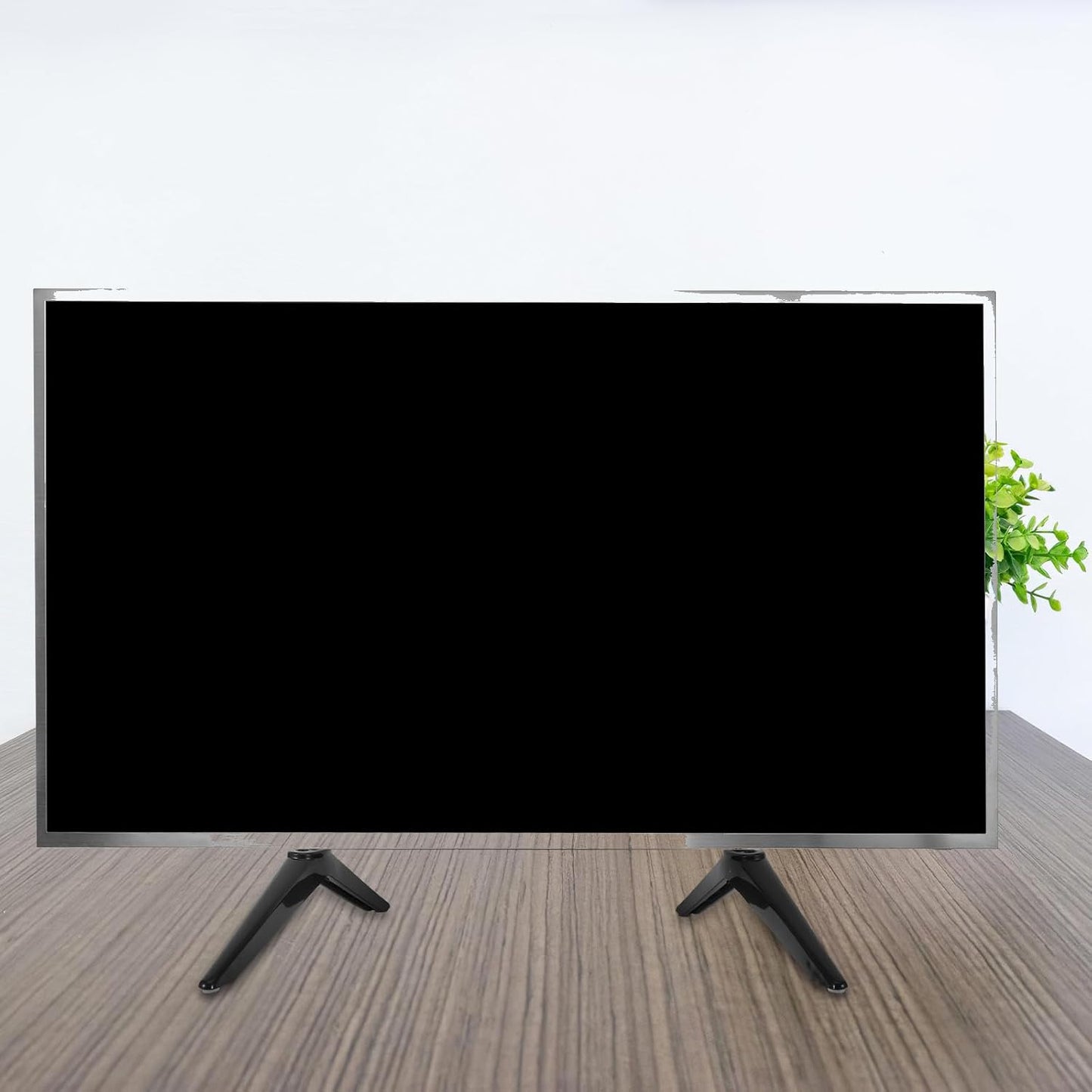 BESPORTBLE 1 Set 28-65 Inch TV Stand Legs: No Drill Smart TV Tabletop Base Support/Leg Stand Non-Slip Compatible