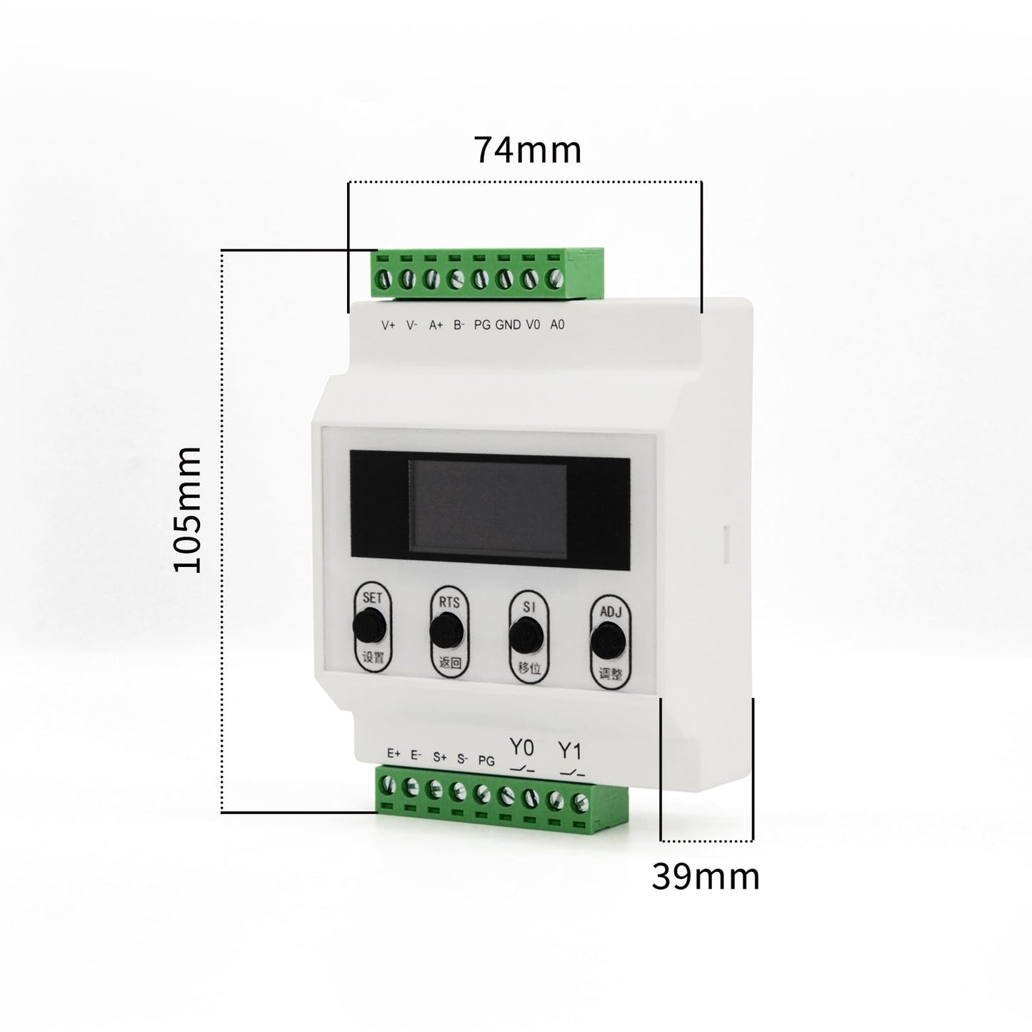 Load Cell Sensor withTransmitter Amplifier Display,Test Compression Force Weight Pressure Sensor Output 0-5V 0-10V 4-20mA (5T with Amplifier)