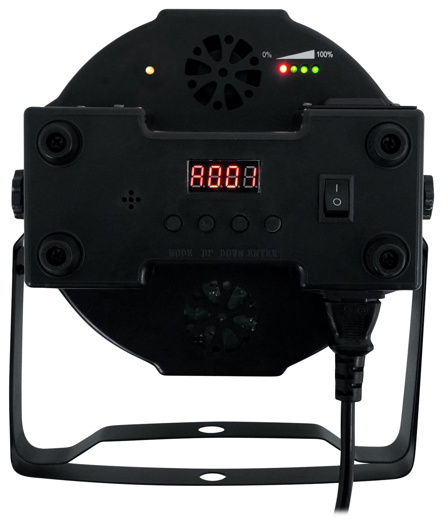 Rockville Battery Par Pack 61 8 RGBWA+UV Battery-Powered Par Lights with Charging Flight Case, DMX & IR Remote, 15-Hour Battery, Master/Slave Mode, Strobe & Sound Activation, Perfect for Events & DJ
