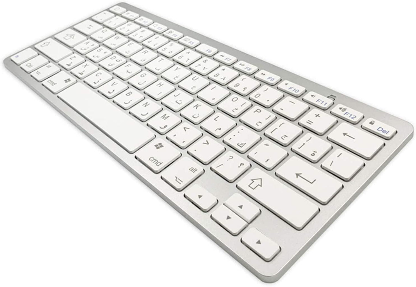 JPYXKM Wireless Arabic Keyboard, Minority Language Ultra Thin Lightweight Silent Bluetooth Keyboards