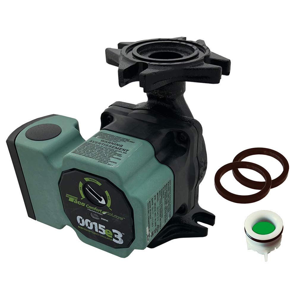 Taco 0015e3-F4, ECM High Efficiency Circulator, Pump, Cast Iron