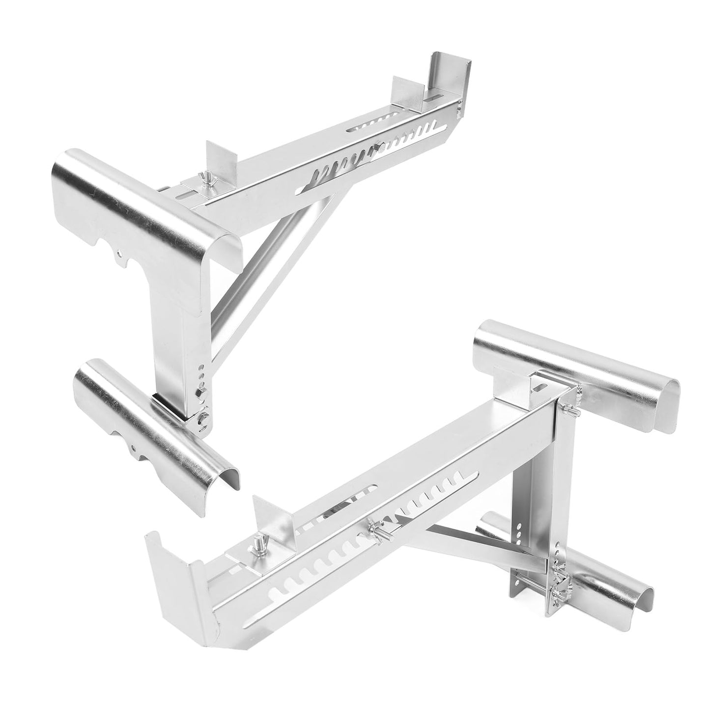 Ejoyous Ladder Jack Kit, 2PCS Ladder Jacks Adjustable Stabilizer Tripod Load Bearing Bracket Alloy Steel Ladder Stand Kit