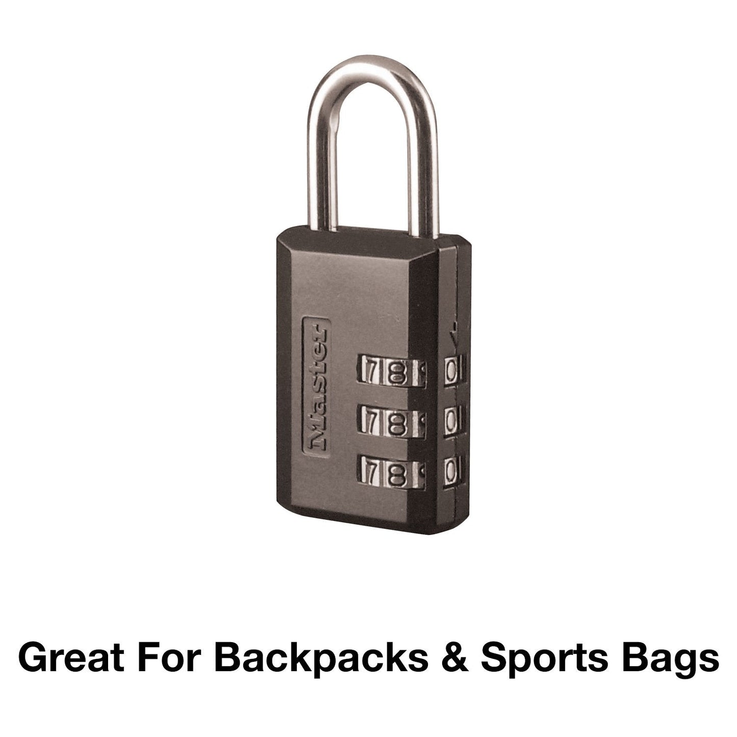 Master Lock 647D Combination Padlock, 1, Black & TSA Set Your Own Combination Luggage Lock, TSA Approved Lock for Backpacks, Bags and Luggage, Colors May Vary, 4688D