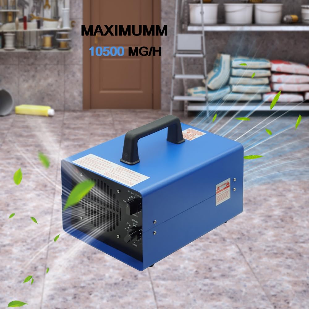 0zone Generator, 3500 Sq/Ft Portable 0zone Machine Ionizer for Commercial, Industrial, Car, Home, Basement