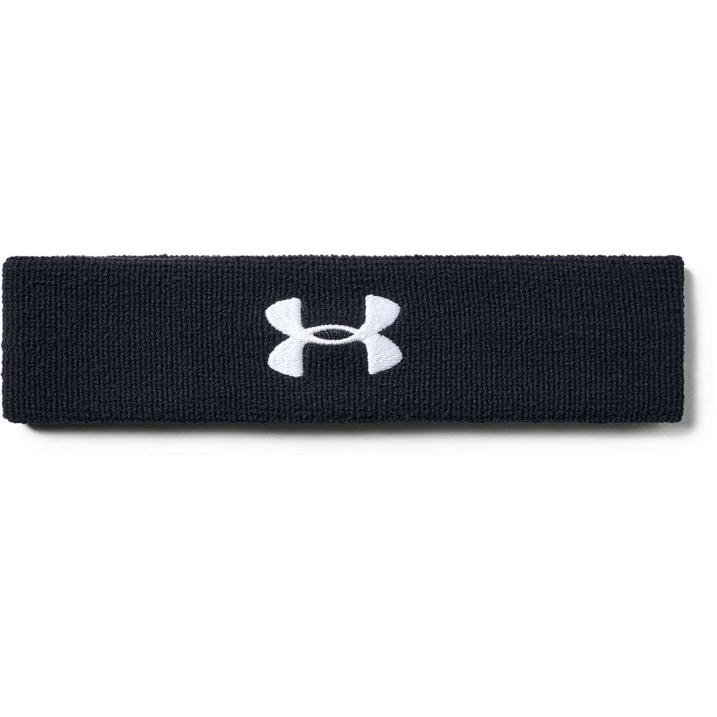 Under Armour Men's Performance Headband , Black (001)/White, One Size Fits All