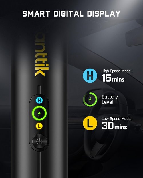 Fanttik V8 Apex Cordless Car Vacuum - Slim Design for Easy Cleaning | Powerful Suction & Lightweight