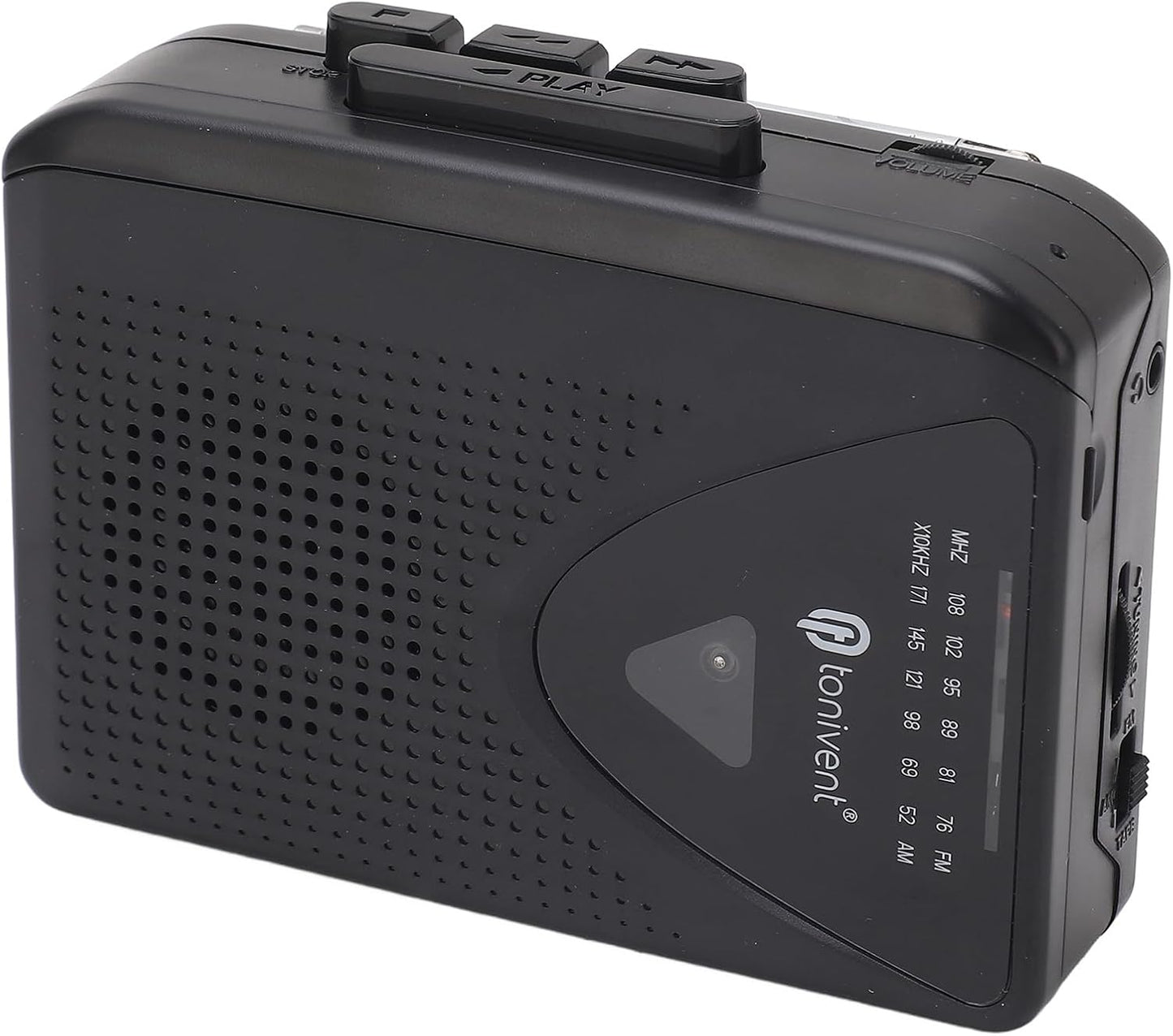 Locadence Cassette Cassette MP3 3.5mm Portable Player, FM AM Radio Stereo Tape Player with Jack and Speaker Support