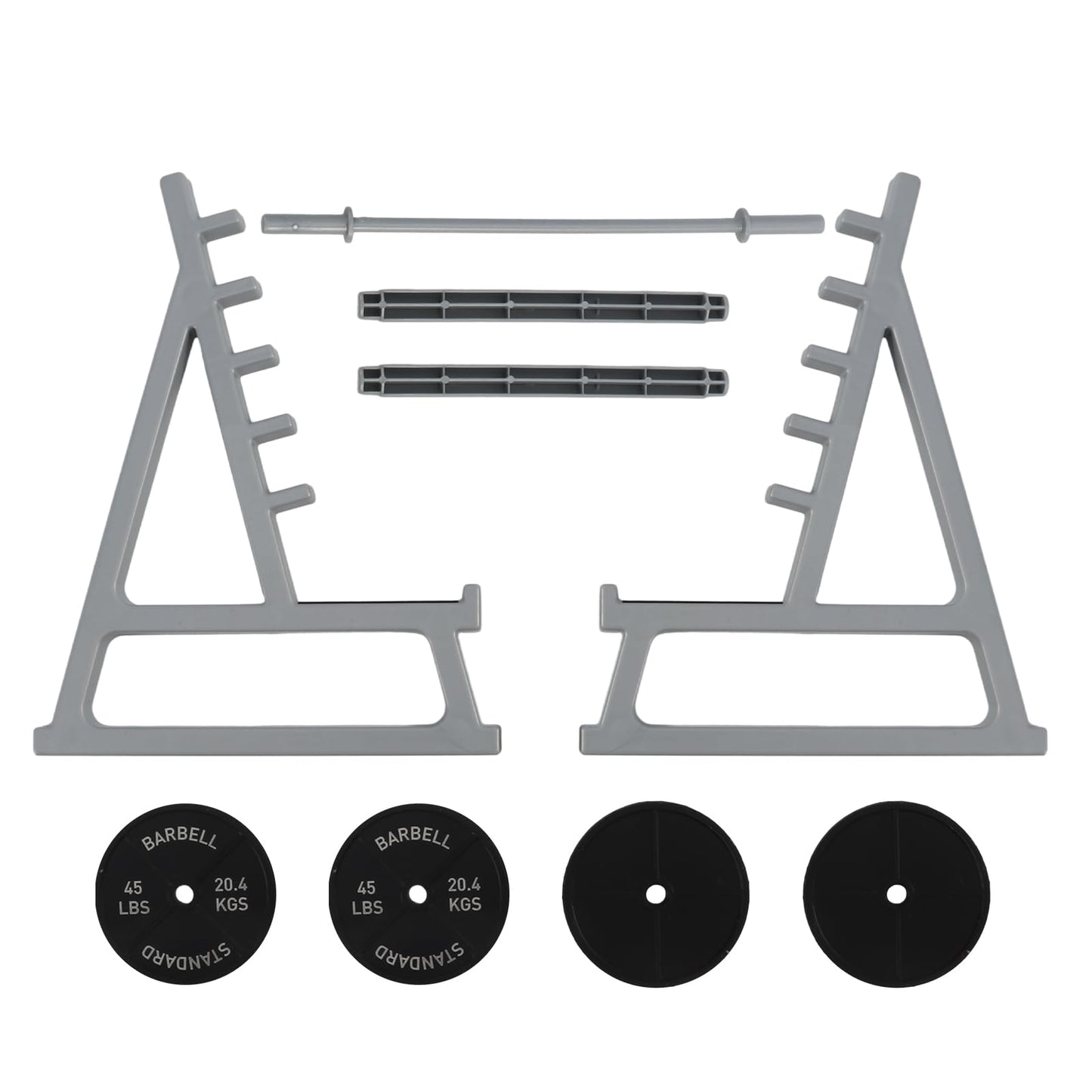QWLWBU Barbell Rack Pen Holder, Squat Rack Pen Holder for Fitness Enthusiasts and Weightlifting Fans, Gym Theme Decorations Gift, Fun Desk Accessories (As Shown)