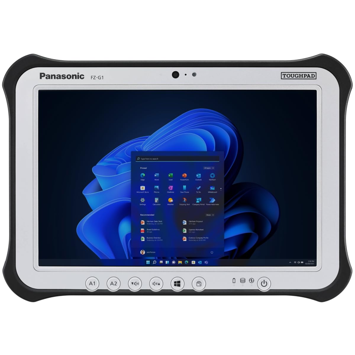 Panasonic Toughpad FZ-G1 MK4, Rugged Tablet, i5-6th Gen, 10.1 inch Touchscreen, 8GB, 256GB, 4G LTE, Insertable Smart Card Reader, Long Life Battery, Windows 11 Pro (Renewed)