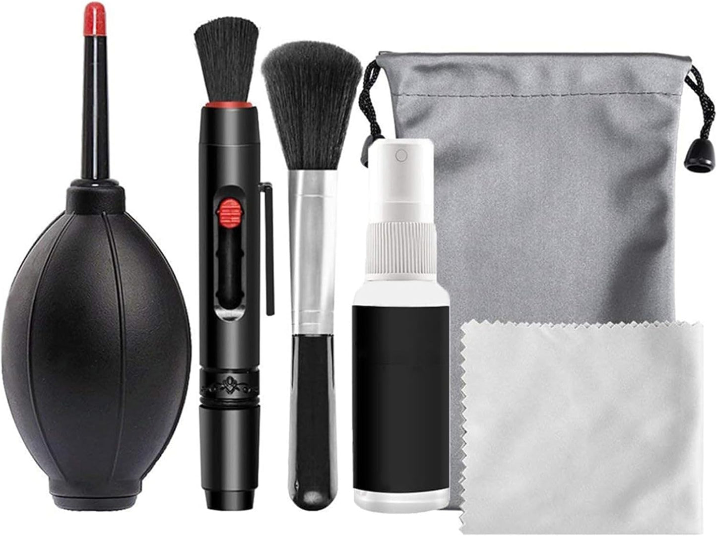 LQMBABY Camera Lens Cleaning Kit, Professional DSLR Lens Cleaning Tool with Waterproof Storage Bag, Air Dust Blower