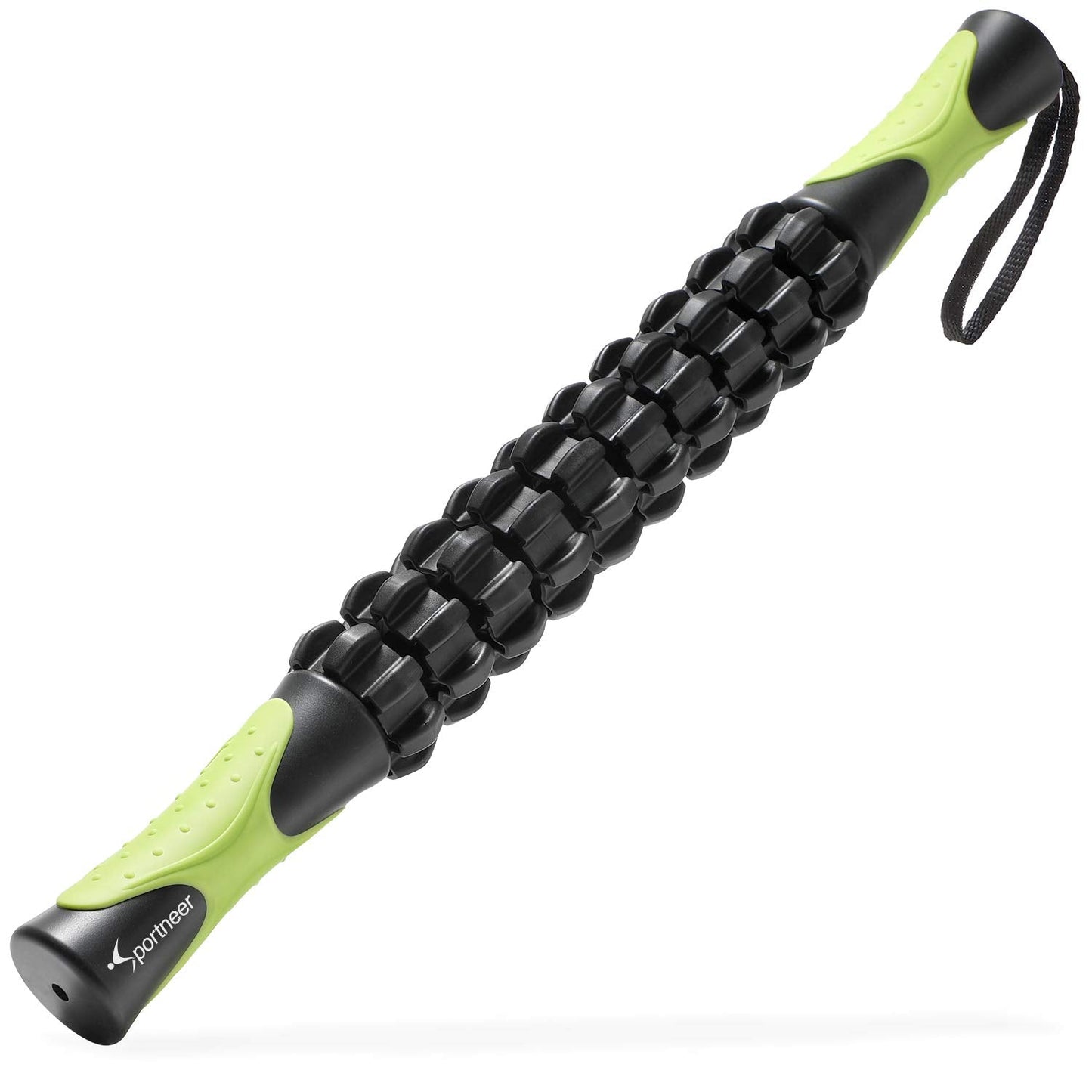 Sportneer Muscle Roller Stick – Deep Tissue Leg & Back Massager for Athletes, Relieves Soreness, Cramps & Tight Muscles – Upgraded Black