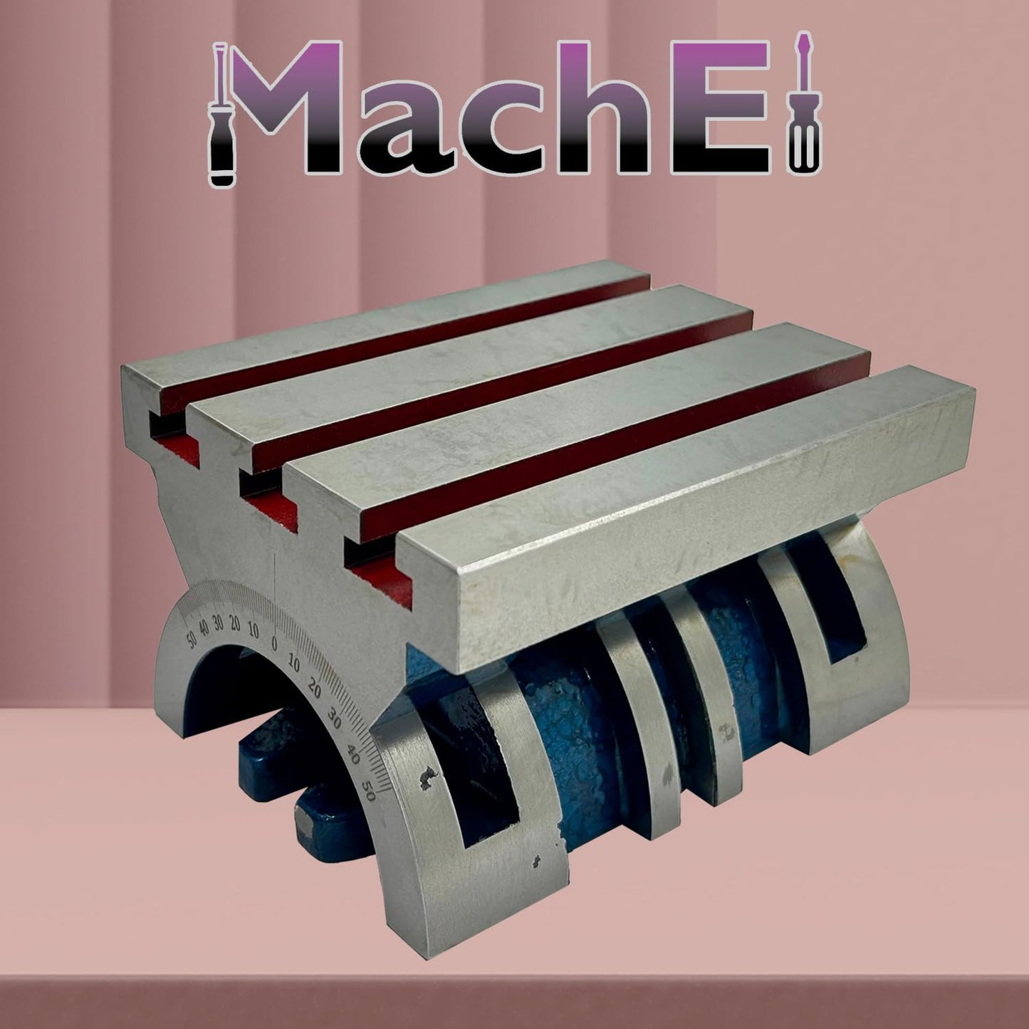 MachEl Tilting Table for Milling Machines - Precision Engineering Tool, 4" x 5" (100 x 125 mm)