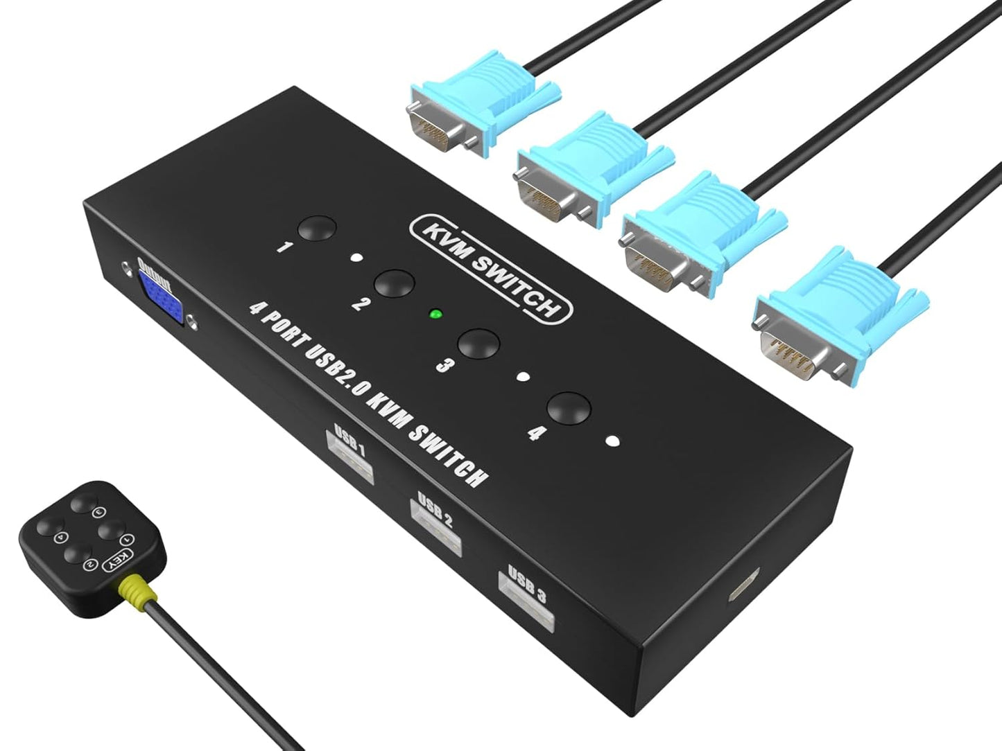 4 4 1 3 2.0 OS,4 1 KVM Switch VGA Port - VGA KVM Switch for Computers Share Monitor & USB Devices,Keyboard Mouse