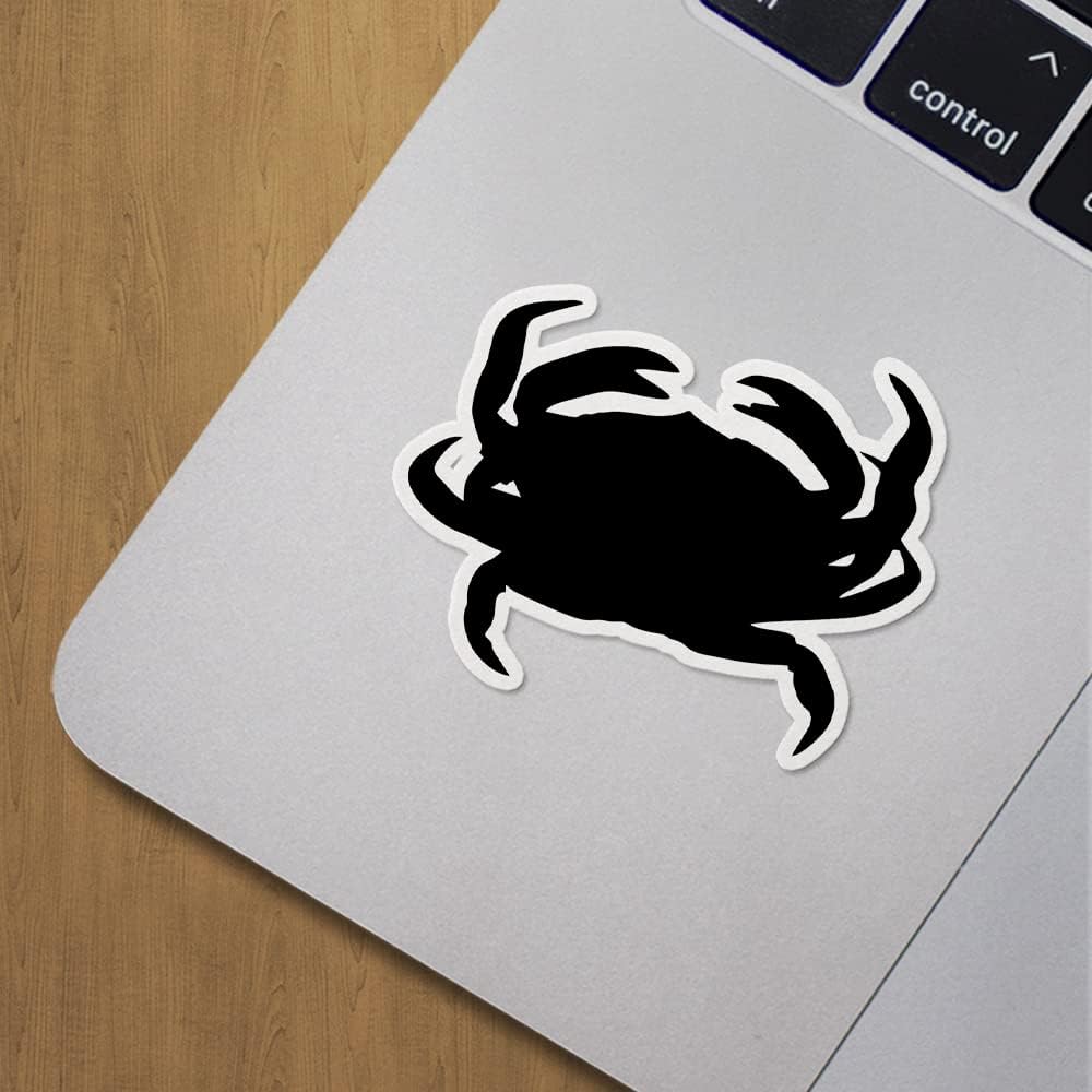 2 ANDVER3e54901BL110322 Decal Stickers Of Crab Premium Indoor (No Waterproof) Vinyl Decal Stickers For Laptop Phone