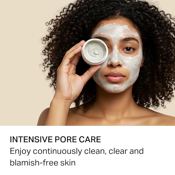 Y?™OUR Purifying Detox Face Mask: Blackhead, Whitehead & Pore Remover; Anti-Acne & Pimple Care; Cleansing & Exfoliating for Hydrating & Glowing Skin; With Salicylic Acid & Bentonite Clay. Made in USA
