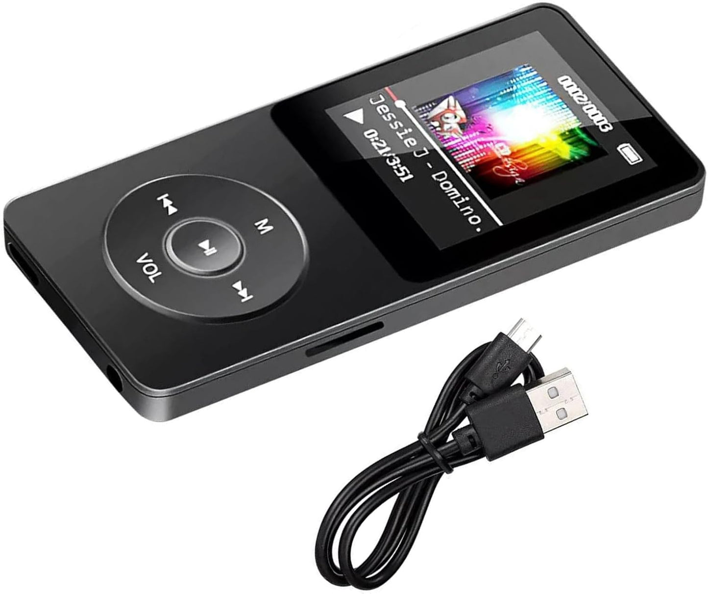 MOUDOAUER MP4/MP3 128GB Player with Bluetooth, Lossless Sound with FM Radio, Supports up to TF Card