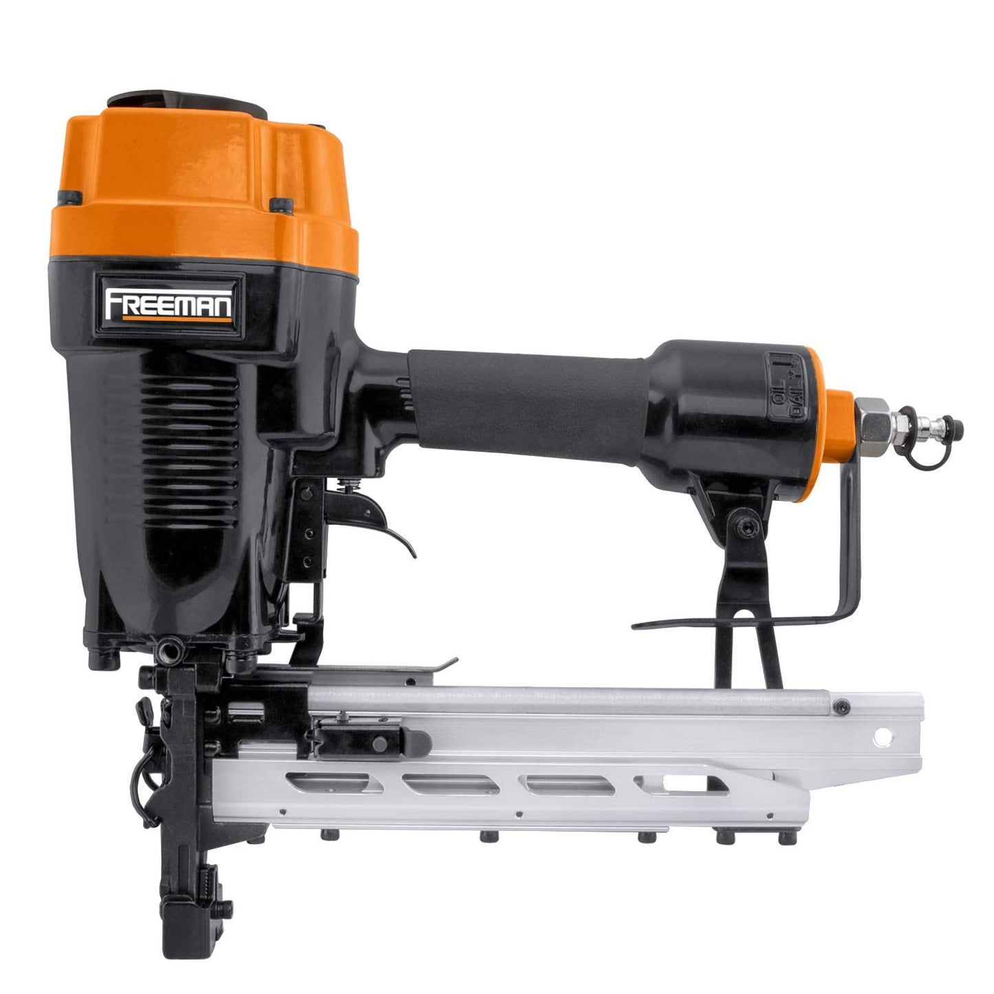 Freeman PFS9 Pneumatic 9-Gauge 2" Fencing Stapler with T-Handle, Adjustable Metal Belt Hook, and Case