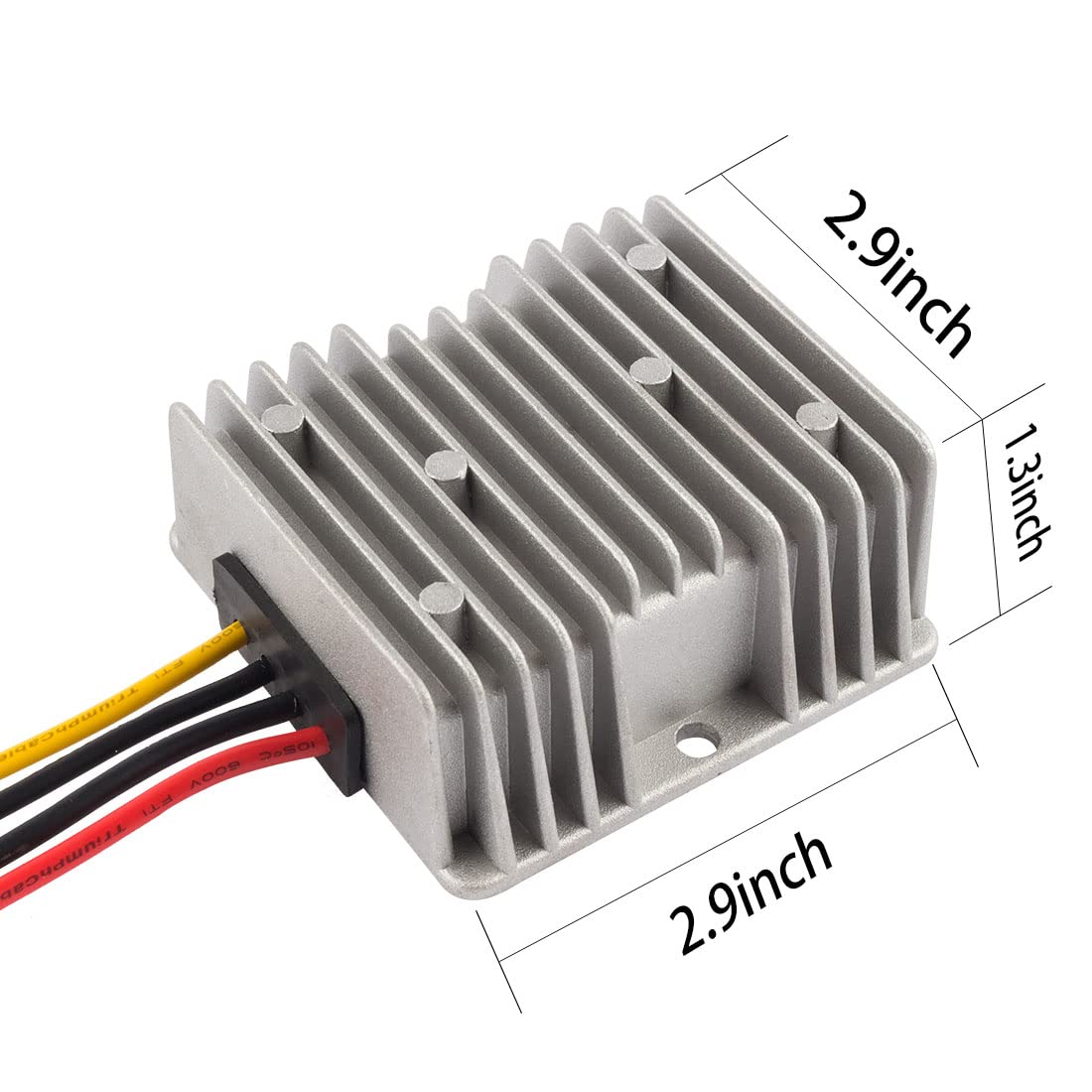 sourcing map 12V 24V 10A 240W uxcell Power Voltage Converter DC Step-Up to DC Waterproof Voltage Convert Transformer