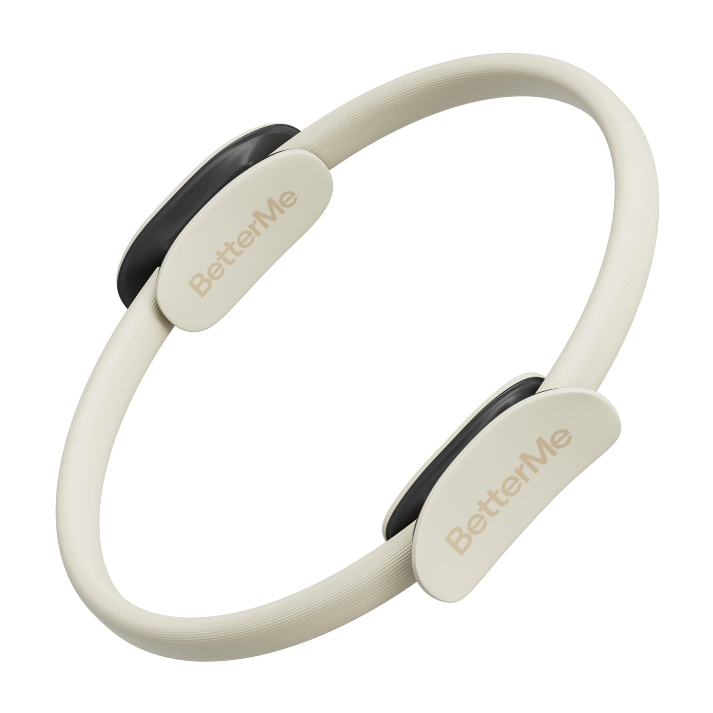 BetterMe Toning Pilates Ring – Magic Circle Pilates Ring for Strength & Flexibility – 15 Inch Fitness Ring for Home Pilates & Yoga Workouts (Ivory)