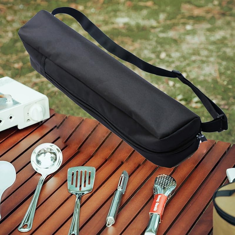 SquEqu 27 Inch Camera Tripod Carrying Case with Shoulder Strap Long Phone Tripod Bag for Microphone Stand Floor Boom
