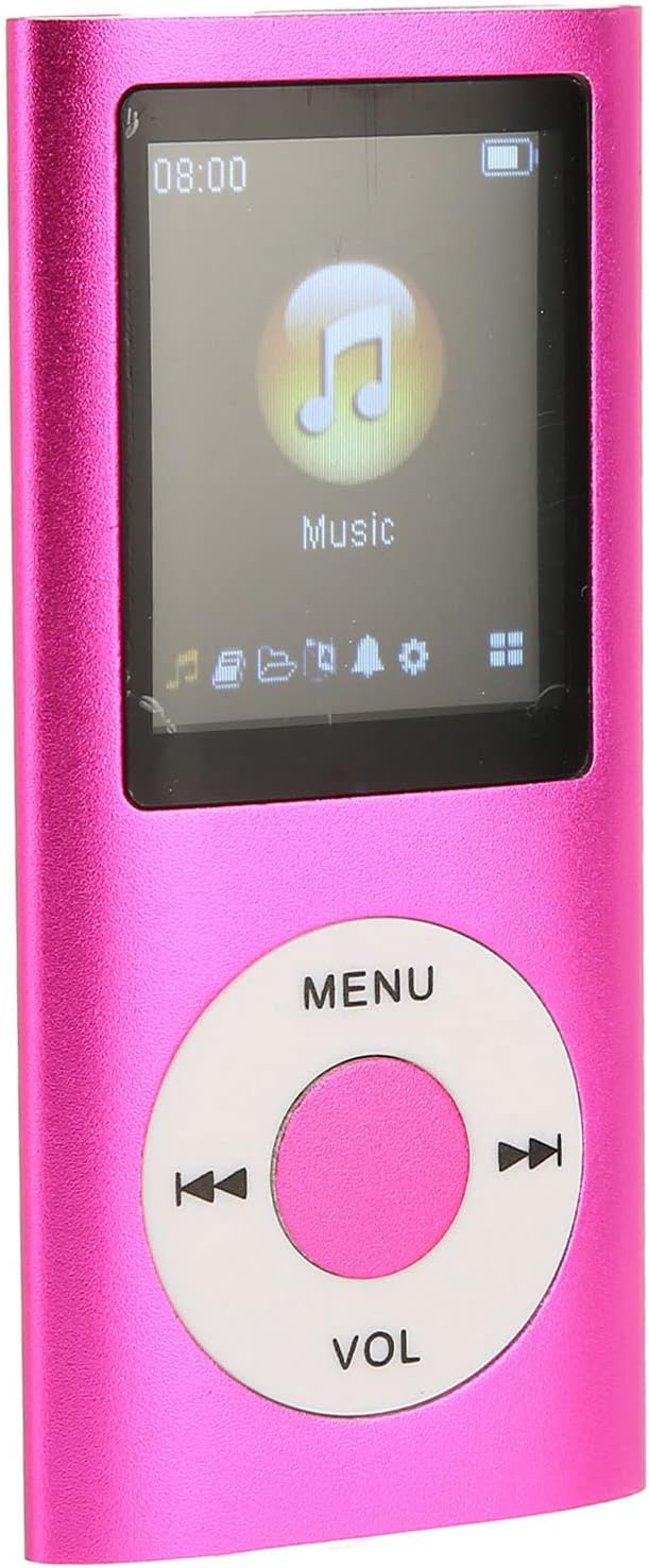 Diyeeni MP3 1.8in MP4 8H 64GB Player, Music Player with LCD Screen, Bluetooth Player, Built in Video Play/FM
