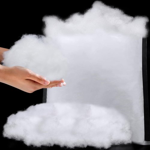 EIMMBD Artificial Snow - Fluffy Christmas Cotton Decor for Holiday Crafts | 12.4 Ounces