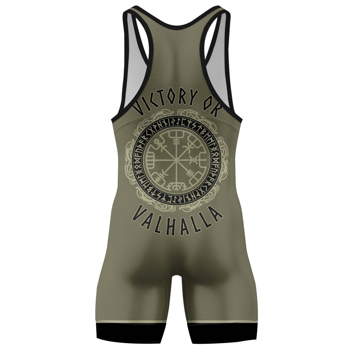 BattleFitGear Viking Valhalla Men's wrestling singlets, powerlifting singlet, Comfortable Breathable for Training Gymnastics (V1, X-Small)