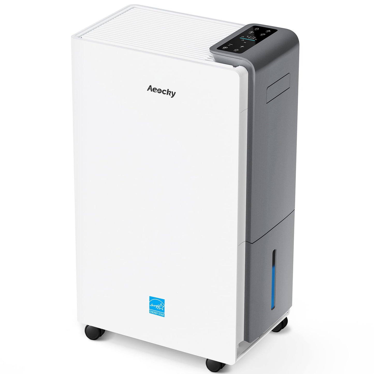 AEOCKY 4500 Sq.Ft Energy Star Most Efficient 2025 Dehumidifier, Max 80 Pint/Day Smart Compressor Dehumidifier with Drain Hose, Intelligent Humidistat,for Basement,Bedroom,Home,Bathroom