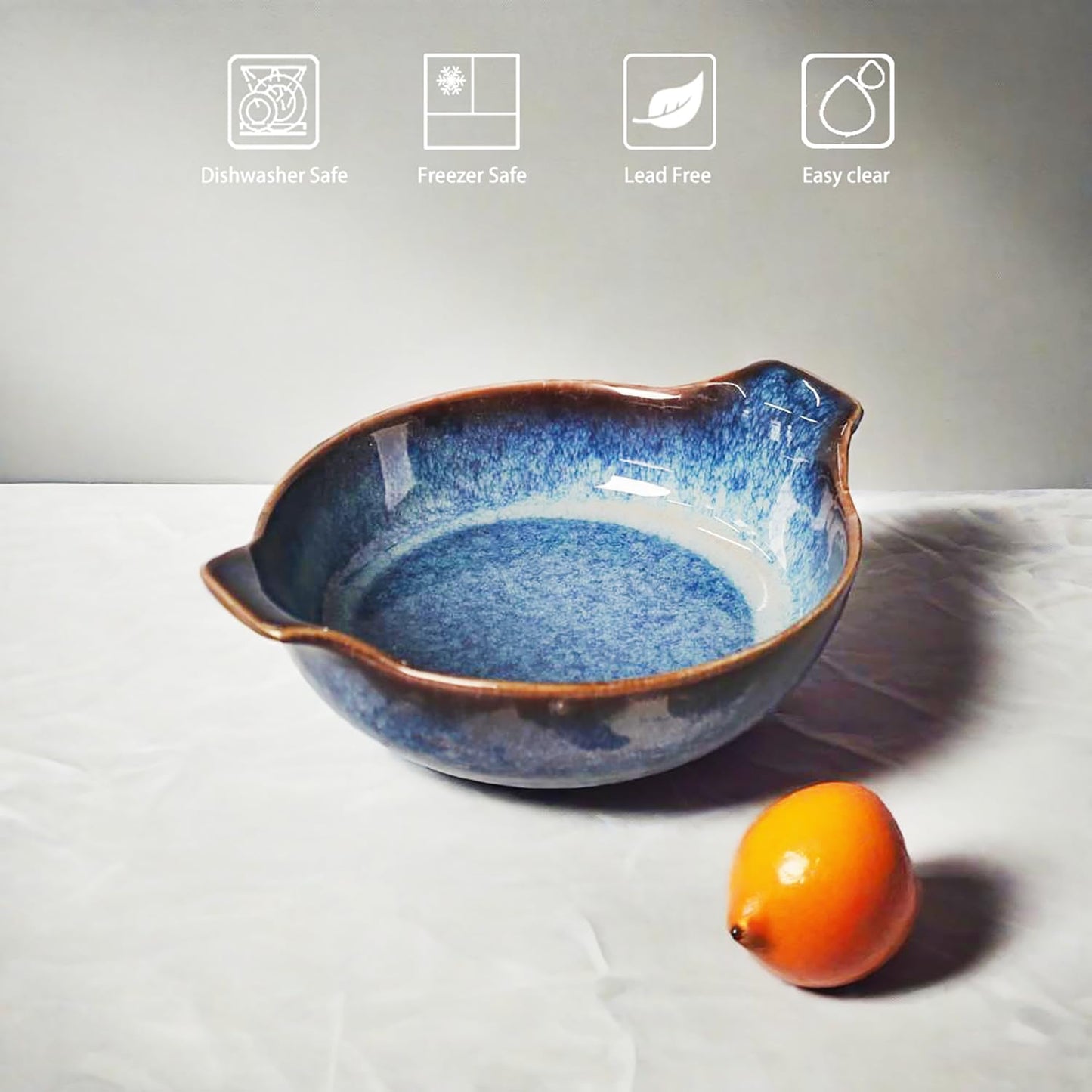 LIUYWYHCF Ceramics Au Gratin baking Dishes Set of 4, Baking Tray Bake ware, 8.6 oz Ramekins, for Pie Pan, Appetizer, Tart, Dessert, Quiche, Oven Small dish, individual dishes, Round 7.5 Inch