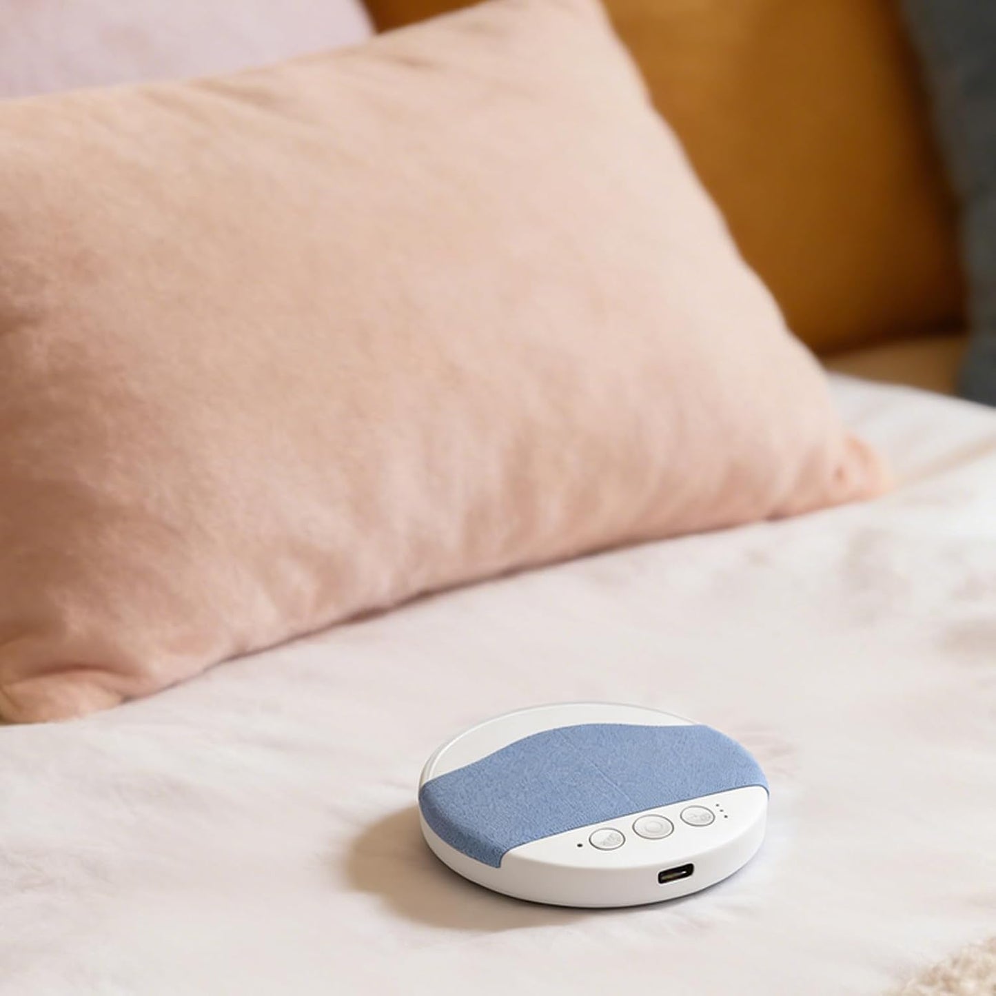 Generic 9.8x1.3cm, Pillow Speaker, Rechargeable Design, Wireless Music Box with White Noise, Comfortable Pillow