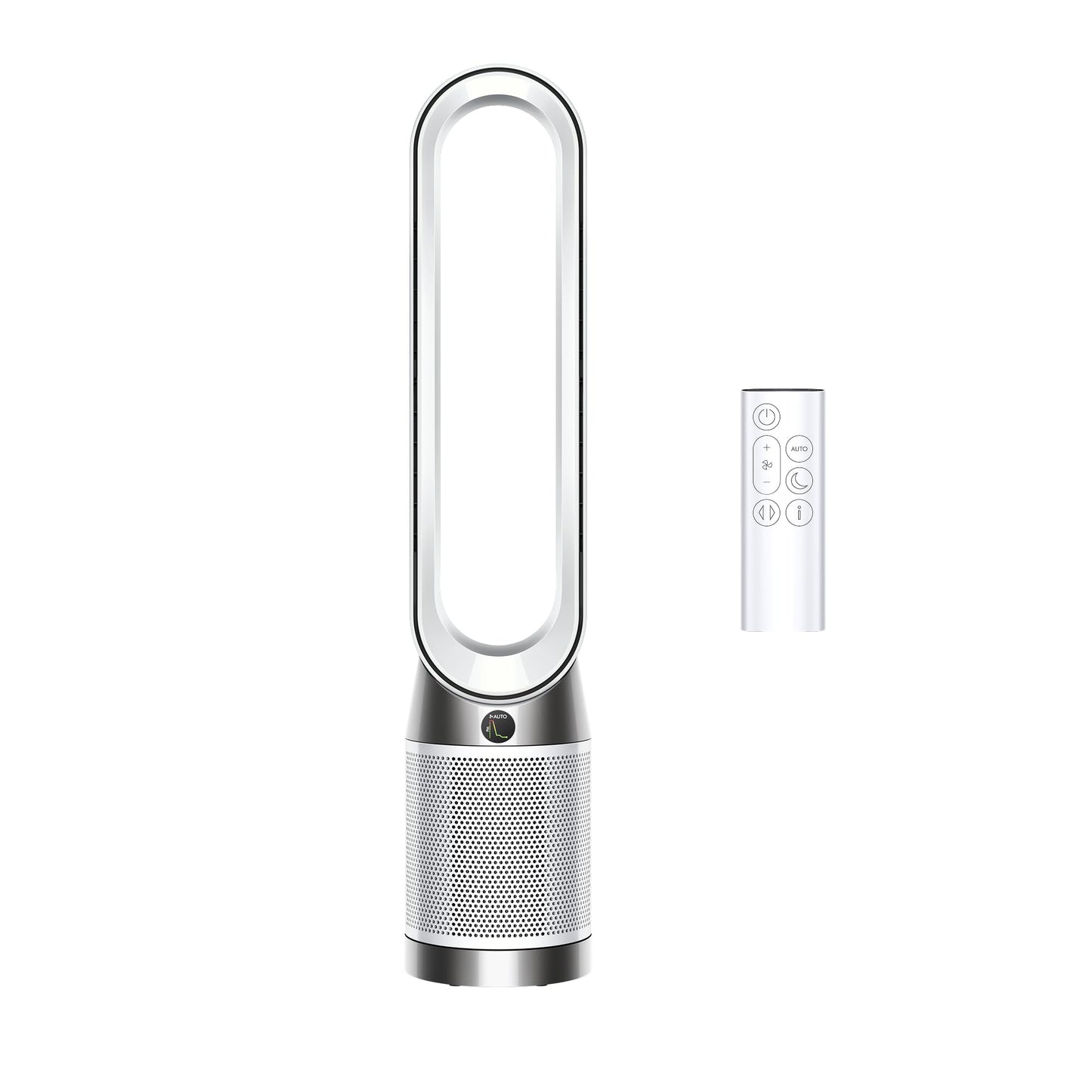 Dyson Purifier Cool PC1, HEPA Air Purifier Tower Fan, App and remote controlled, 350° oscillation, 10 levels, bladeless (White)