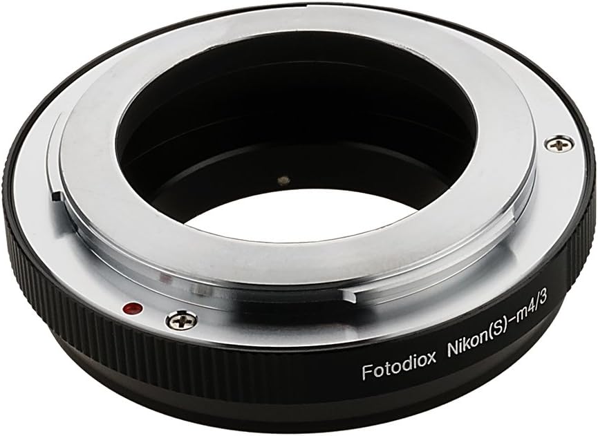 M4/3) Fotodiox Lens Mount Adapter for Nikon Nikkor S, Contax RF, or Kiev Rangefinder External Bayonet Lenses to Micro