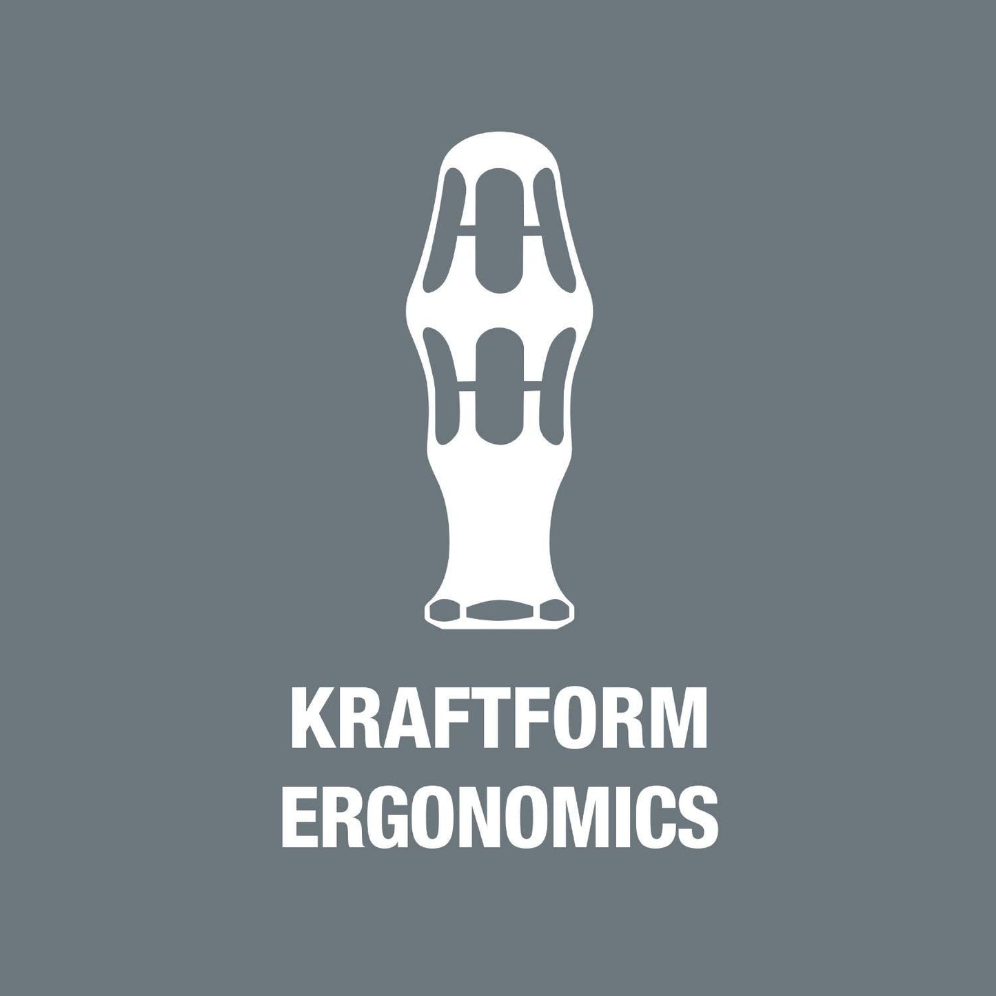 Wera Kraftform 392 Hexagon Screwdriver - Flexible Shaft with 1/4" Head & 177mm Blade Length