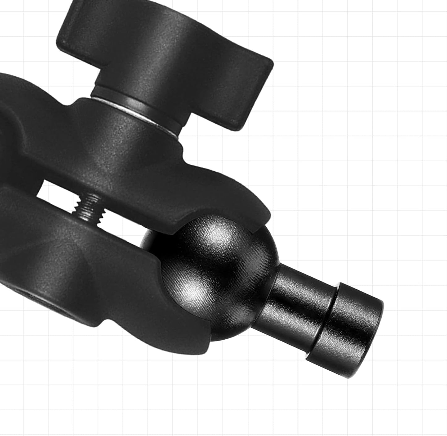 Vin Beauty 17mm 1/4"-20 Ball Head Mount Aluminum Screw Male/Female Adapter for Action Camera Phone Helmet Stand GPS