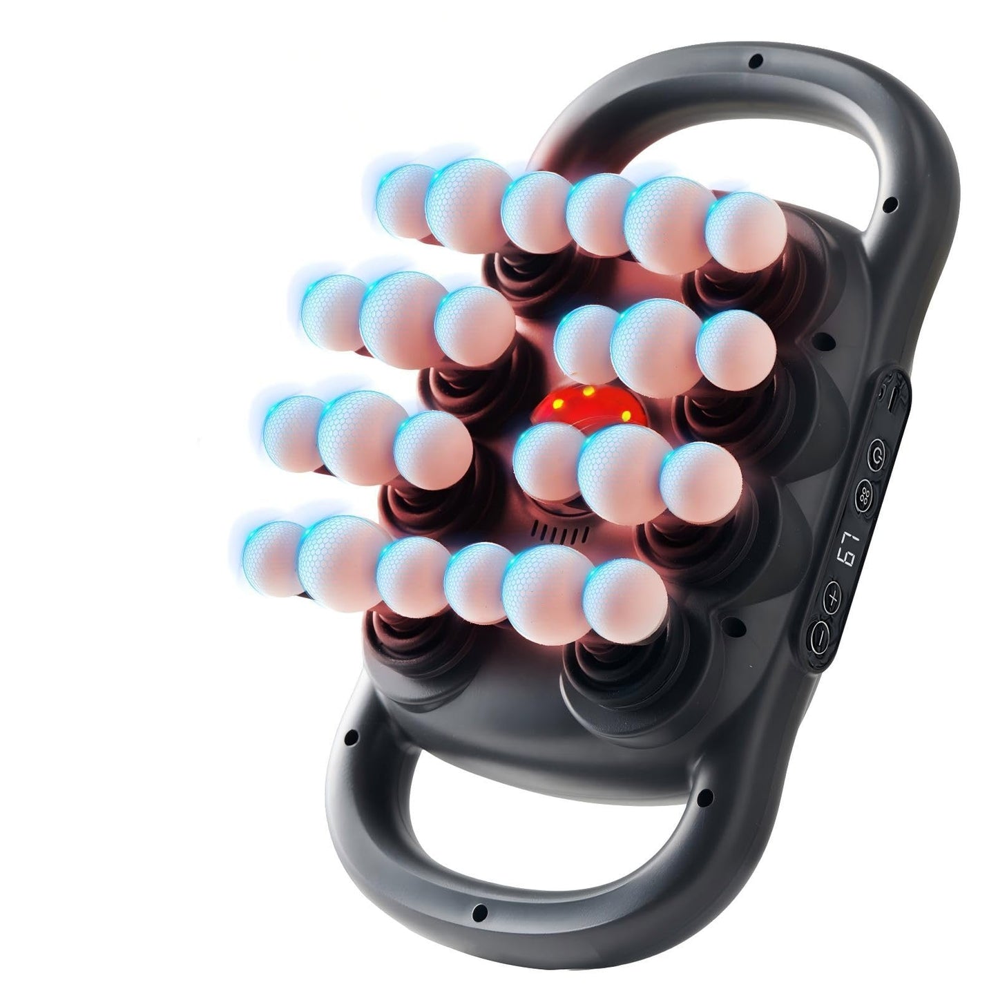 LOVMASSG 24-Heads Massage Gun Set for Full-Body Recovery, Deep Tissue Percussion Muscle Massager with 9 Modes, Quiet High-Power Back Massager for Gym, Office & Home,