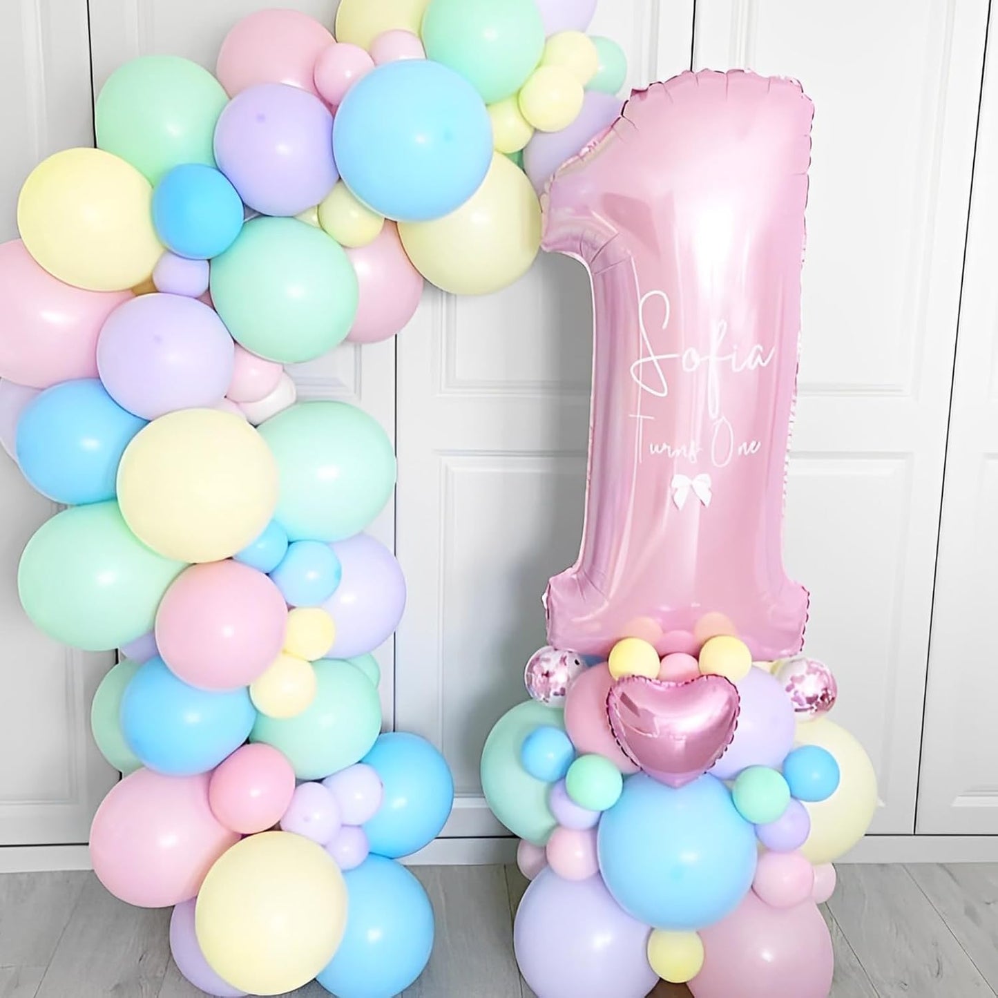 Voircoloria 110pcs Pastel Balloons - 12-Inch Macaron Latex Party Balloons for Celebrations & Events